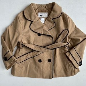 Janie and Jack Collection Khaki Belted Trench Coat 12-24 Months